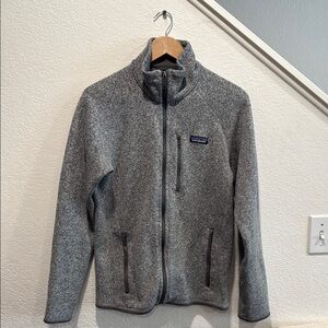 Patagonia Heather Gray Zip-Up Jacket
